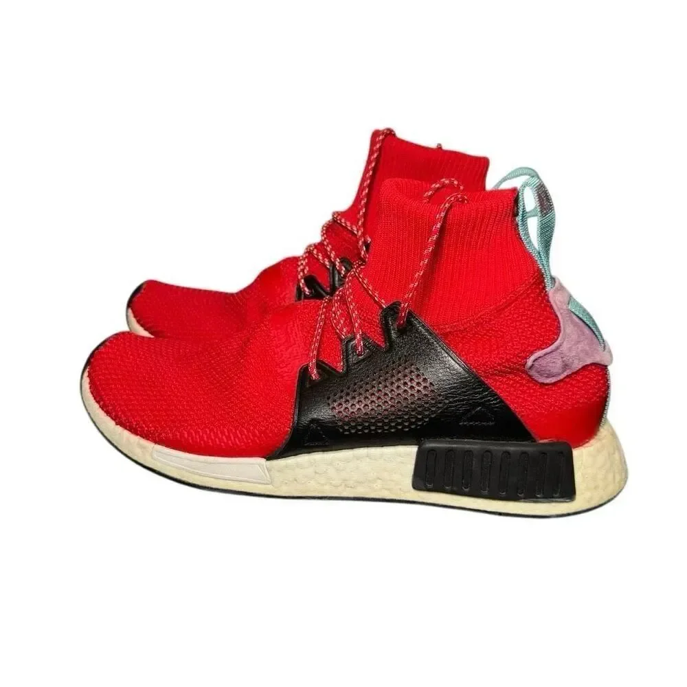 Adidas NMD - XR1 Winter BZ0632 Scarlet Red Black Lavender White size 10.5 Runnin